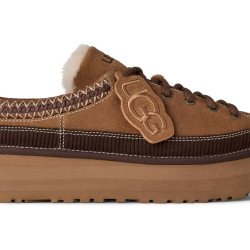 UGG 女式传统系带拖鞋, 栗色