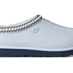 UGG 男式 M Tasman II 牛巴革拖鞋, 天蓝色