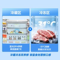 容声 BCD-500Q30CZLBP IPD2.0主动净化 十字四门冰箱