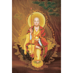 米开朗纸质进口蓝卡拼图-地藏菩萨 成人儿童益智礼物