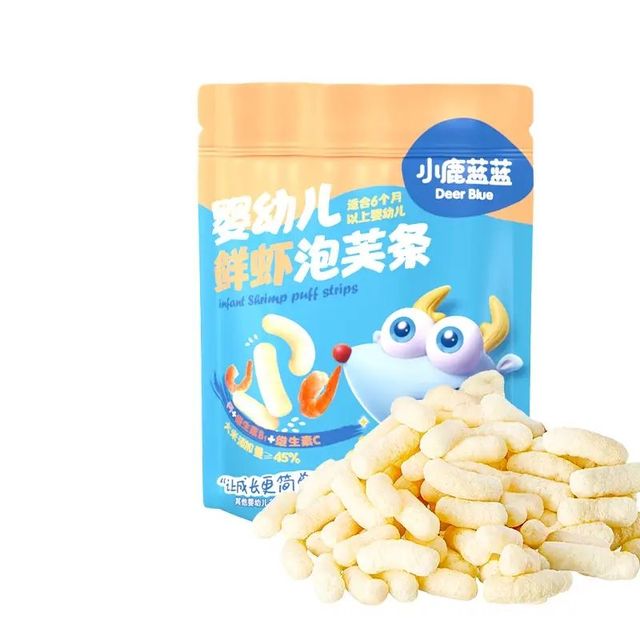 小鹿蓝蓝 婴幼儿泡芙条/42g 多口味可选