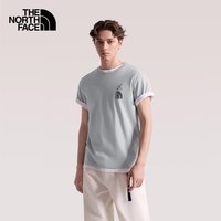 北面 短袖T恤女男纯棉短袖运动新款上衣户外透气TheNorthFace|8GVC