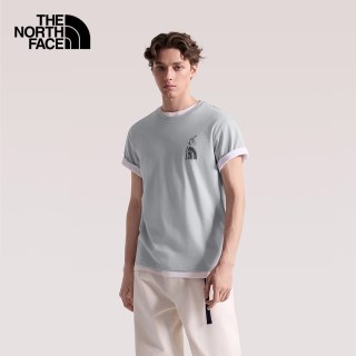 北面 短袖T恤女男纯棉短袖运动新款上衣户外透气TheNorthFace|8GVC
