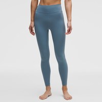 lululemon Groove 女士运动高腰罗纹拼接紧身裤 24
