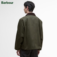 Barbour Transporter 撞色翻领无蜡夹克 鼠尾草绿 M