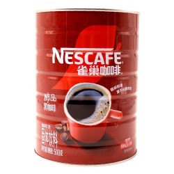 雀巢 Nestle雀巢醇品咖啡500g克*6罐装整箱未添加糖伴侣速溶纯黑咖啡粉