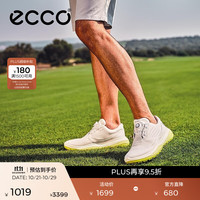 ecco 高尔夫球鞋男 Golf鞋子男运动鞋休闲鞋 高尔夫超轻132274 白色13227401007 41