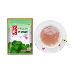 天荷 西湖藕粉 杭州特产速溶桂花莲子莲藕粉羹420克袋装代餐粉早餐