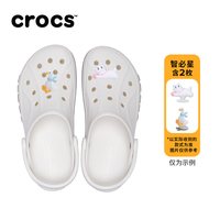 crocs 暖棉洞洞鞋卡骆驰贝雅暖绒贝雅班女鞋