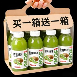 杜得宝 猕猴桃果汁饮料整箱24瓶*360ml新日期0脂0卡清爽可口解渴果汁饮品