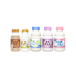 九峰牧场 低温奶A2酪蛋白5.0高钙奶深烘拿铁低脂早餐奶6瓶体验装