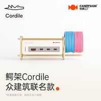 candysign Ai小电拼 160W 充电站配件 鳄架 香槟金