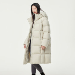 坦博尔 270g高充绒量连帽羽绒服S (160)