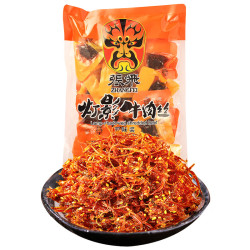张飞 灯影牛肉丝 四川特产零食小吃麻辣牛肉干小包装散装500g 双味灯影混装500g