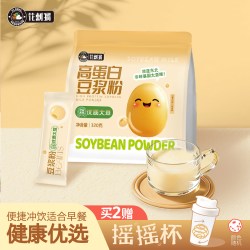 花刺猬 高蛋白原味纯豆浆粉320g/袋健身营养冲饮早餐孕妇儿童含独立包装