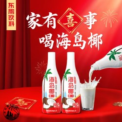 东鹏 海岛椰汁自然好椰1.25L*2瓶大瓶实惠装植物蛋白饮料节日聚餐宴会