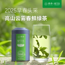 贵 州贵茶绿宝石一级新茶鲜爽醇香高原绿茶热冲冷泡自饮