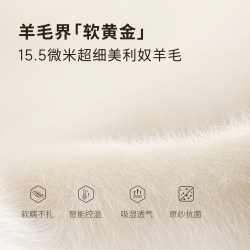 探观 蓝鲸丝羊毛运动卫衣套装男2026秋季时尚高级感休闲套装