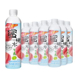 依能 蜜水饮料蜜桃水蜜柠水果味饮料500ml*12瓶整箱包邮