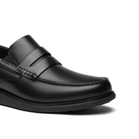 Clarks Novajoy Slip男鞋经典舒适一脚蹬乐福鞋商务通勤正装皮鞋 黑色 261826317 39.5