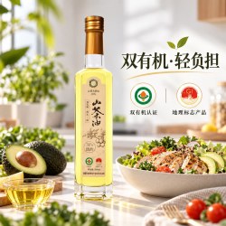山美·大别山 双有机纯正山茶油一级冷榨零反式脂肪酸食用油婴儿孕妇食用山茶油