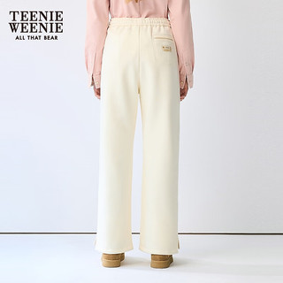 TEENIE WEENIE 加绒卫裤 乳白色 S 女士休闲长裤