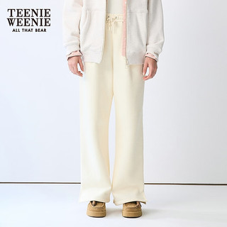 TEENIE WEENIE 加绒卫裤 乳白色 S 女士休闲长裤