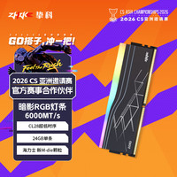 ZHIKE 24GB单条 DDR5 6000 C28 台式机内存条 暗影RGB灯条 海力士M-die原厂原印颗粒