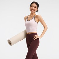 移动端：VFU 一体织运动内衣自带杯免穿bra瑜伽背心普拉提健身文胸