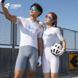 LAMEDA 喔欧26新款骑行服夏季长袖短袖专业透气自行车公路上衣男女