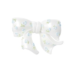 尤目 x SHUSHUTONG 树脂浮雕蝴蝶结发夹发卡生日礼物女新品