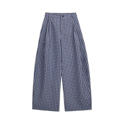 BEASTER 「90S WIDE LEG 02」经典格纹宽松“90s弯刀阔腿裤 02”