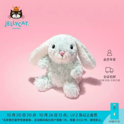 邦尼兔 薄荷色甜美小兔毛绒玩具