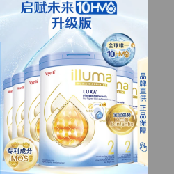 惠氏 启赋未来2段 创新10HMO配方奶粉 800g*6罐箱装