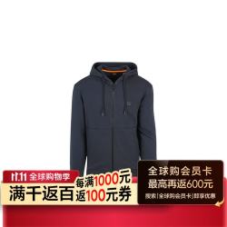 BOSS（服装） BOSS雨果博斯春夏新款纯棉男夹克长袖帽外套礼物50508578蓝