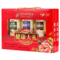 金惟他 燕麦片礼盒装中老年核桃粉营养品年货中秋送礼送老人送长辈