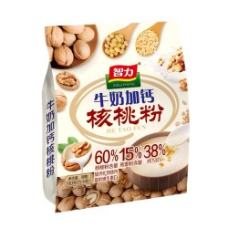 智力 牛奶加钙/中老年核桃粉510/600g营养健康早餐即食代餐冲饮