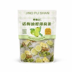 景福山 话梅油柑薄荷饮冷萃茶花果清香便携冲泡代用花草茶6小包