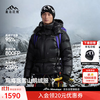 喜马拉雅 玉龙Combo鹅绒服800蓬95绒雪山攀登专业可拆卸帽高定版户外羽绒服