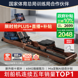 麦瑞克 MR-950 智能水阻划船机 原木色 进口FAS级白蜡木 折叠款