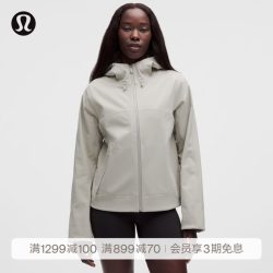 lululemon 丨Cross Chill女士城市越野夹克 防风透湿 LW4CL9S 冰雹灰 S