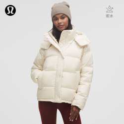lululemon 丨Wunder Puff 女士羽绒外套 LW4BWRS 浅象牙白 L /10