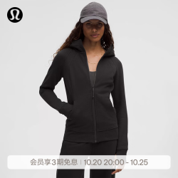 lululemon 丨Scuba™ 女士拉链连帽衫 LW3JGYS 黑色 XXS /2
