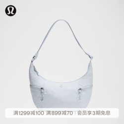 lululemon 丨Slouchy 斜挎包 拒水 LU9CACS 淀粉蓝 O/S