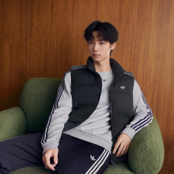 阿迪达斯 三叶草男子运动休闲羽绒服马甲LI1758 LI1758 XL