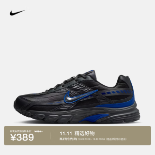 耐克 男子透气运动鞋秋冬复古跑鞋风老爹鞋NIKE INITIATOR 394055 004黑/煤黑/赛车蓝 41