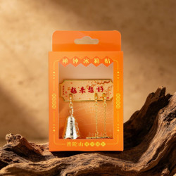 赋闲 越来越好禅钟文创磁吸金属冰箱贴旅游城市创意礼品纪念礼品 普陀山禅钟冰箱贴 13.5*9.5