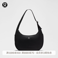 lululemon City Essentials 女士单肩包 LW9GF7S 黑/银 O/S