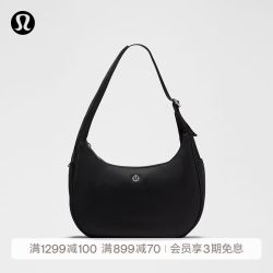 lululemon City Essentials 女士单肩包 LW9GF7S 黑/银 O/S