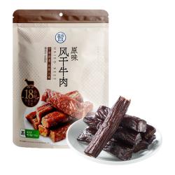 盒马 内蒙古风干牛肉原味400g手撕牛肉干零食